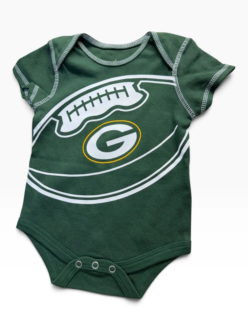 Green Bay Packers Baby Bodysuit Lot 3-6 Months NFL Team Apparel 2 Piece